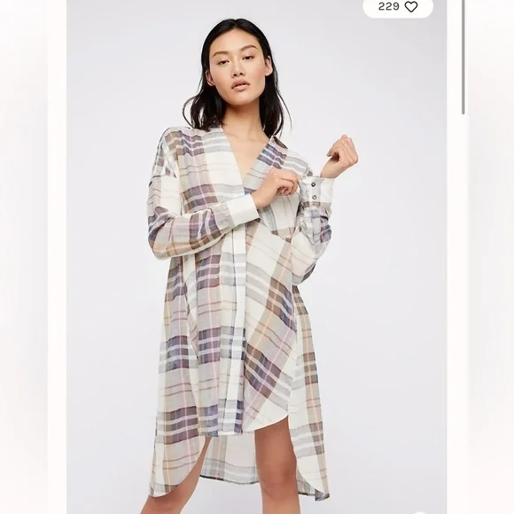 Free People Shirt Dress - Picture 11 of 11